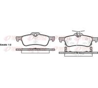 Pastiglie freno Assale posteriore 0862.02 REMSA per DAIHATSU TOYOTA
