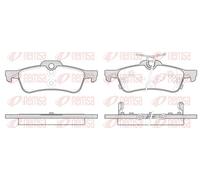 Pastiglie freno Assale posteriore 0862.12 REMSA per HONDA CIVIC IX