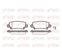 REMSA 0874.02 Kit pastiglie freni
