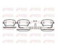 REMSA 0897.02 Kit pastiglie freni