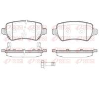 REMSA 0957.22 Kit pastiglie freni