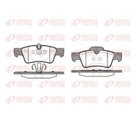 Pastiglie freno Assale posteriore 0991.10 REMSA per MERCEDES-BENZ VITO Autobus