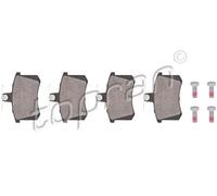 Pastiglie freno Assale posteriore 103 759 TOPRAN per AUDI 80 B3 Tre volumi A6 C4