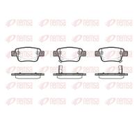 Pastiglie freno Assale posteriore 1047.02 REMSA per TOYOTA AVENSIS Familiare