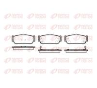 Pastiglie freno Assale posteriore 1063.02 REMSA per SSANGYONG KIA