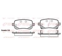 Pastiglie freno Assale posteriore 1095.02 REMSA per FIAT DODGE CHRYSLER