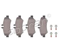 Pastiglie freno Assale posteriore 111 657 TOPRAN per MERCEDES-BENZ VW