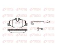 REMSA 1110.02 Kit pastiglie freni