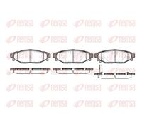 REMSA 1136.01 Kit pastiglie freni