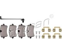 Pastiglie freno Assale posteriore 115 178 TOPRAN per AUDI PORSCHE
