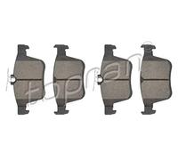 Pastiglie freno Assale posteriore 115 815 TOPRAN per VW AUDI SEAT SKODA
