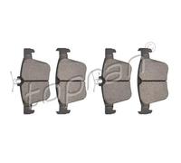 Pastiglie freno Assale posteriore 116 650 TOPRAN per VW AUDI SEAT SKODA CUPRA