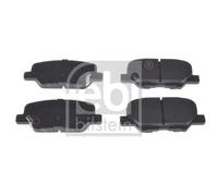 Pastiglie freno Assale posteriore 116317 FEBI BILSTEIN per MITSUBISHI PEUGEOT