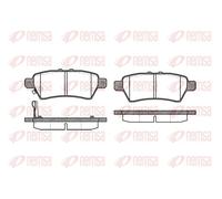 REMSA 1188.01 Kit pastiglie freni