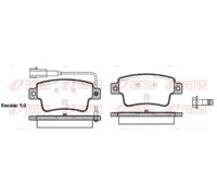 REMSA 1198.02 Kit pastiglie freni