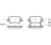 REMSA Kit pastiglie freni