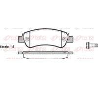 REMSA 1238.00 Kit pastiglie freni