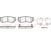 REMSA 1239.02 Kit pastiglie freni