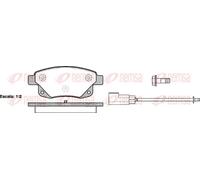 REMSA 1252.02 Kit pastiglie freni