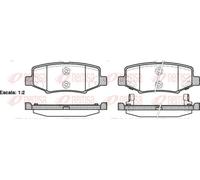 REMSA 1264.02 Kit pastiglie freni