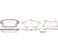 REMSA 1268.00 Kit pastiglie freni