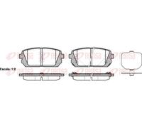 REMSA 1303.02 Kit pastiglie freni