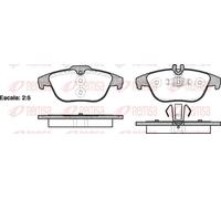 REMSA 1305.00 Kit pastiglie freni
