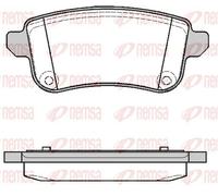 Pastiglie freno Assale posteriore 1387.10 REMSA per RENAULT MEGANE III Hatchback
