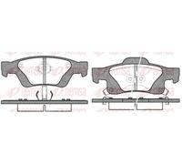 REMSA 1446.02 Kit pastiglie freni
