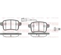 REMSA 1450.02 Kit pastiglie freni