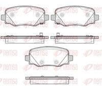 Pastiglie freno Assale posteriore 1578.02 REMSA per JEEP FIAT