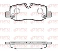 Pastiglie freno Assale posteriore 1624.00 REMSA per MERCEDES-BENZ CLASSE V