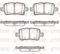 REMSA Kit pastiglie freni 1628.02 posteriore per OPEL Astra K, Astra K Sports Tourer, Ampera-E