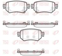 Remsa Kit pastiglie freni 1682.02 – assale posteriore per Mazda 6 Familiare