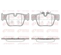 Pastiglie freno Assale posteriore 1868.00 REMSA per BMW MINI