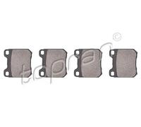 Pastiglie freno Assale posteriore 202 457 TOPRAN per OPEL OMEGA A SENATOR B