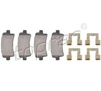 Pastiglie freno Assale posteriore 207 651 TOPRAN per OPEL INSIGNIA A