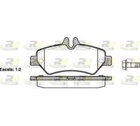 Pastiglie freno Assale posteriore 21246.00 ROADHOUSE per MERCEDES-BENZ VW