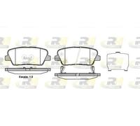 Pastiglie freno Assale posteriore 21274.02 ROADHOUSE per KIA HYUNDAI