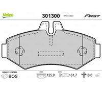 VALEO 301300 Kit pastiglie freni