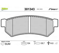 Pastiglie freno Assale posteriore 301343 VALEO per CHEVROLET DAEWOO