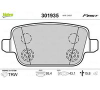 VALEO 301935 Kit pastiglie freni