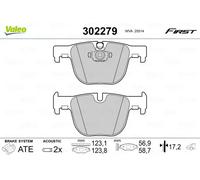 VALEO 302279 Kit pastiglie freno, Freno a disco per BMW