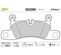 VALEO 302280 Kit pastiglie freni