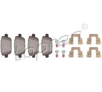 Pastiglie freno Assale posteriore 303 964 TOPRAN per FORD VOLVO LAND ROVER