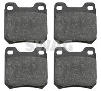 SWAG Kit pastiglie freni 40 91 6155 assale posteriore per Opel e Saab
