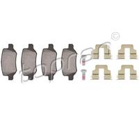 Pastiglie freno Assale posteriore 401 439 TOPRAN per MERCEDES-BENZ VANEO