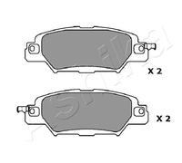 ASHIKA Kit pastiglie freno, Freno a disco 51-03-318