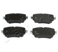 Pastiglie freno Assale posteriore 510911 JAPKO per AUDI VW