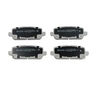 JAPKO Kit pastiglie freni 51414 posteriore freno a disco per Honda HR-V